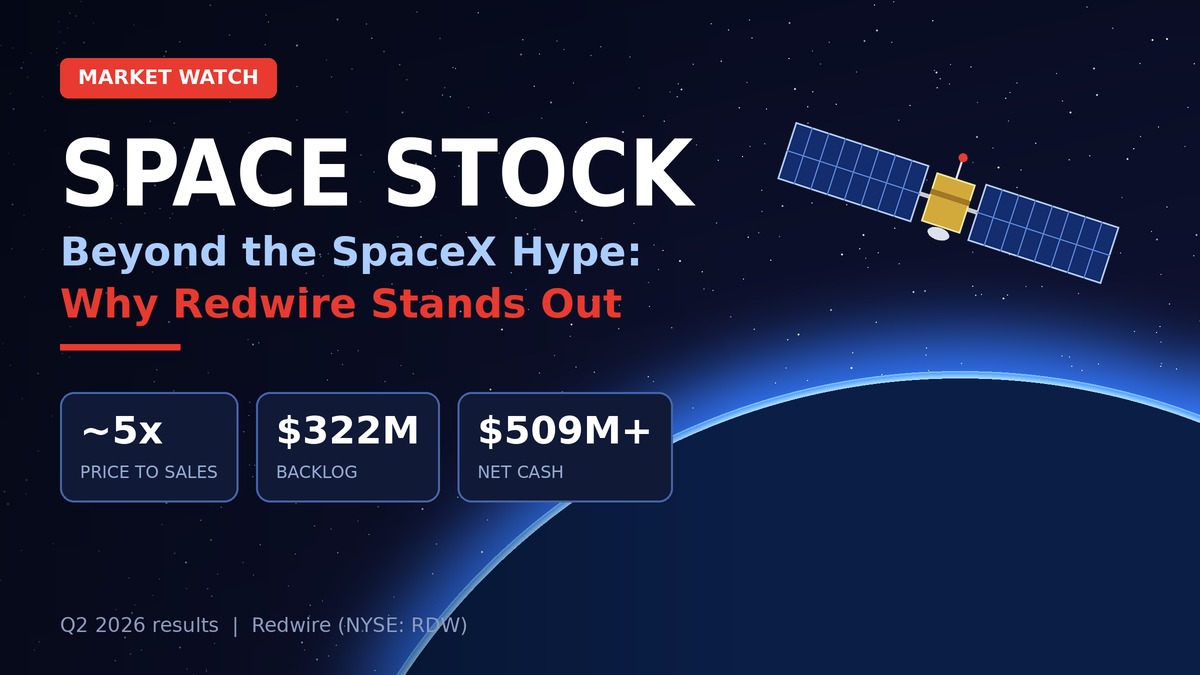 Redwire Emerges as a Space Stock Worth Watching Beyond the SpaceX IPO Frenzy